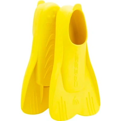 Image de Cressi Mini Light Fins Palmes Courtes Enfant, Jaune, 32/33