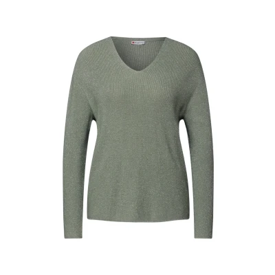 Image de Street One A303220 Pull Scintillant, Dusty Milky Green, 38 Femme