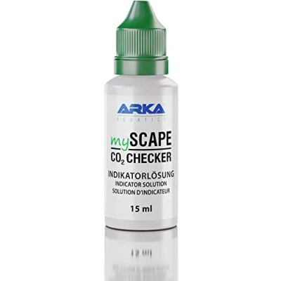 Image de ARKA mySCAPE CO2 Checker Liquid 15 ML Surveillance fiable du avec Affichage en Couleur. Indispensable pour Un aquascaping précis dans Les Aquariums d&#039;eau Douce.