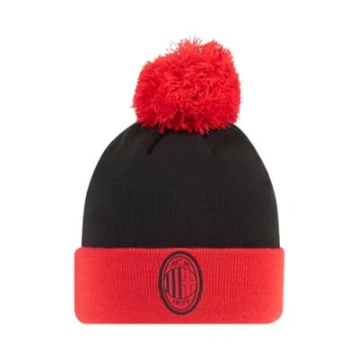 Image de Puma AC Milan POM Beanie Unisex Article de supporter, Taille: One Size, Black/for all time red