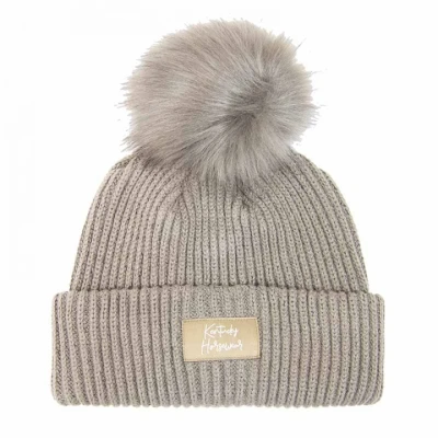 Image de Kentucky Bonnet Pompom Beige