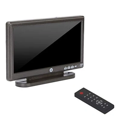 Image de 1:12 Miniature De Collection Télévision avec Télécommande pour Maison Poupée Modèle Jouet Simulation Jouets Figurine Modélisme Ornements Décor