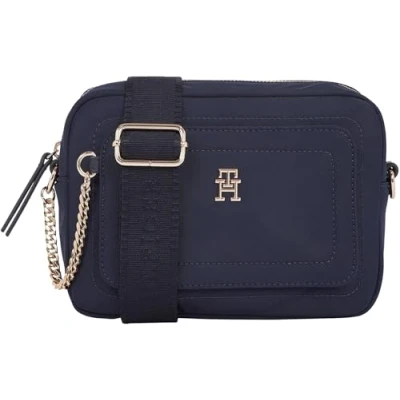 Image de Tommy Hilfiger Spring Camera BAG Sac bandoulière, Femme, Taille: One Size, Space blue