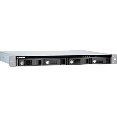 Image de QNAP SYSTEMS Système de stockage DAS TR 004U 4 x Total compartiments Montable en rack Serial ATA/600 Contrôleur RAID
