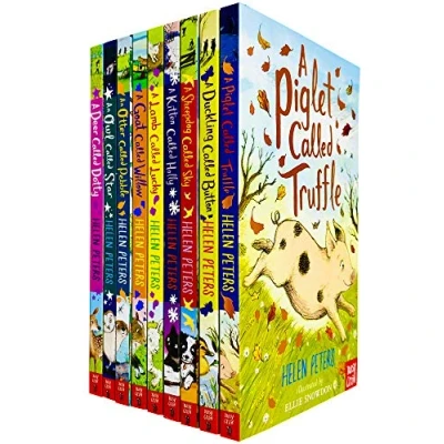 Image de La collection de livres Jasmine Green Series 9 par Helen Peters (Piglet Called Truffle, Sheepdog Sky, Goal Willow, Deer Dotty et PLUS !)