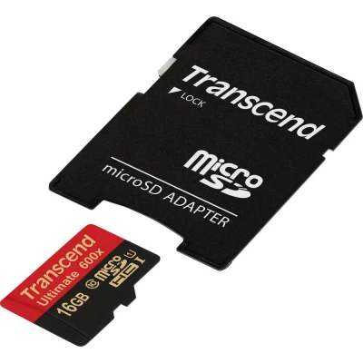 Image de Transcend 16GB microSDHC Class 10 UHS I (Ultimate) 16 Go MLC Classe Neuf