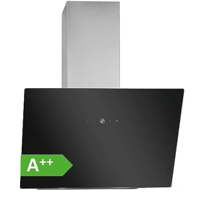 Image de Bomann® Hotte aspirante 60cm à recirculation ou aspiration Capot libre 9 niveaux de puissance inclinée Filtre en aluminium inclus DU 7606.1