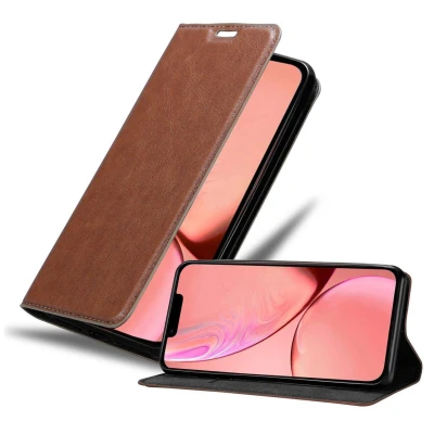 Image de Coque pour Apple iPhone 13 en MARRONE CAPPUCINO Housse de protection Étui avec fermeture magnétique, fonction support et compartiment carte Neuf