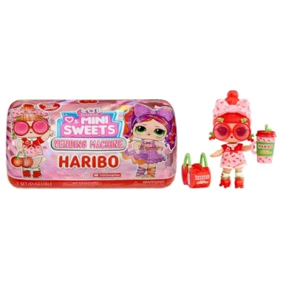 Image de LOL Surprise Loves Mini Sweets Series X Haribo Emballage Distributeur Automatique Comprend 7 Surprises, des Accessoires et une Poupée sur le Thème Bonbons Enfants de 4 ans plus