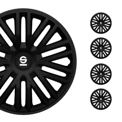 Image de SPARCO Bergamo SPC1485BK Enjoliveurs 14Pouces noir
