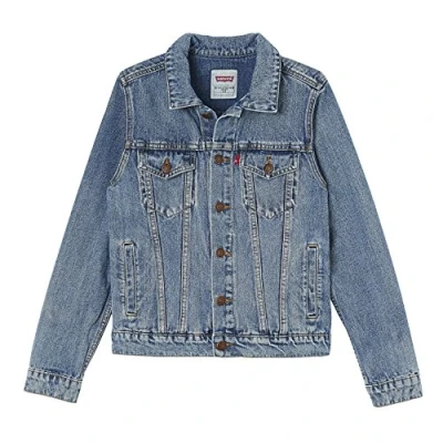 Image de Levi&#039;s Kids Truck Blouson, Bleu (Denim 46), 8 Ans (Taille Fabricant: 8A) Garçon