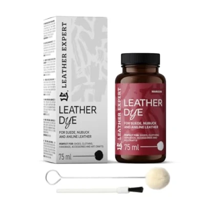 Image de Penetrating Leather Dye teinture pour cuir, 75 ml, idéale les chaussures, sacs à main et accessoires, avec applicateur pinceau, chaussures daim, nubuck cuir aniline (16