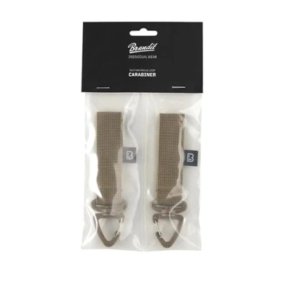 Image de Brandit Belt and Molle Loop Carabiner, Color: Camel, Size: OS