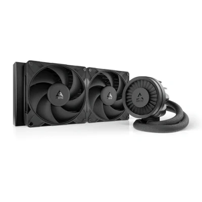 Image de ARCTIC Liquid Freezer III Pro 280 Refroidisseur de CPU AIO, 2 x 140 mm Refroidissement par Eau, radiateur 38 mm, Pompe PWM, Ventilateur VRM, AMD AM5/AM4, Intel LGA1851/1700 Cadre Contact Noir