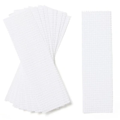 Image de Springboard 10810 Binca Lot de 10 marque pages en tissu pour point croix 100% coton 20 x 6 cm Blanc