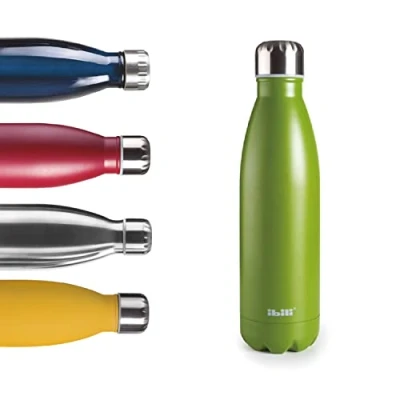 Image de Ibili Bouteille Isotherme Musgo, 500 ml, Acier Inoxydable 18/10, Double Paroi, Réutilisable