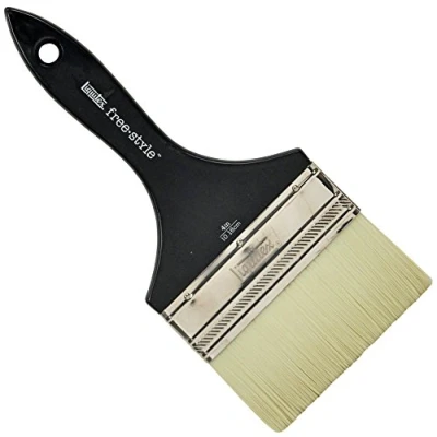 Image de Liquitex Brosse Free Style Large Plate 4 Pouce Manche Court