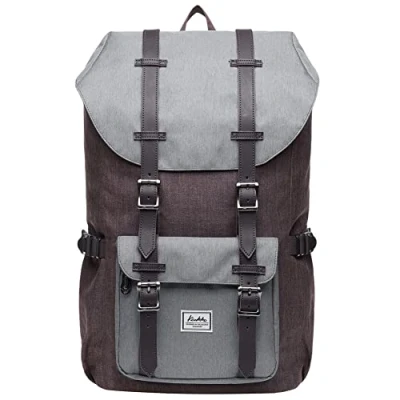 Image de KAUKKO Sac à dos loisir Compartiment pour 15&quot; ordinateur portable 22 Litres (café gris)