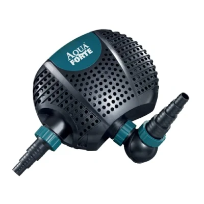 Image de Aquaforte O 10000 Plus, 85 Watts, Débit max. 10 m3 par Heure, Hauteur de Refoulement 5 mètres, Longueur Du Câble pour Cours D&#039;eau, Cascades, Fontaines, Filtres, etc.