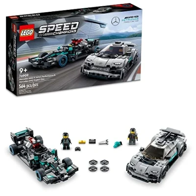 Image de LEGO Speed Champions Mercedes AMG F1 W12 E Performance &amp; Project One 76909 Building Kit; for Ages 9+ (564 Pieces)