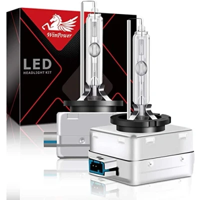 Image de WinPower D8S Ampoule Xenon 35W Ampoules Voiture de Phares 6000K Super Blanc Lampe à Décharge 12V HID kit Conversion, 2