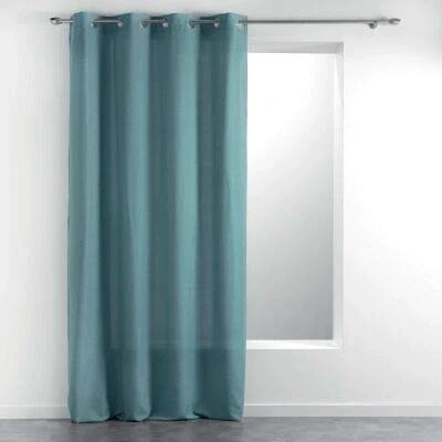 Image de douceur d&#039;interieur 1608845 Rideaux, Polyester, Bleu, 140 x 260 CM