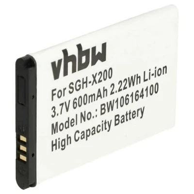 Image de vhbw Batterie Compatible avec Samsung S3100 S 3100 remplace BST3108BE, AB043446BC, AB043446BE, AB043446LE, BST3108BC, BST3108BE (600mAh, 3,7V, Li ION)