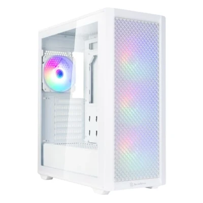 Image de SilverStone Technology FARA 515XR Châssis de Tour intermédiaire ATX équipé d’Un Support pour Double radiateur et stupéfiant éclairage Arc en Ciel,Noir, SST FA515XR BG
