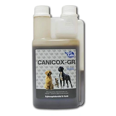 Image de NutriLabs Canicox® GR Complément Alimentaire pour Chiens âgés 500 ML avec MSM, chondroïtine, glucosamine, Ginseng, etc. Produits de santé