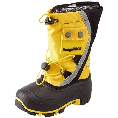 Image de KangaROOS Kanga Bean III Bottes, Lemon Chrome Jet Black, 32 EU