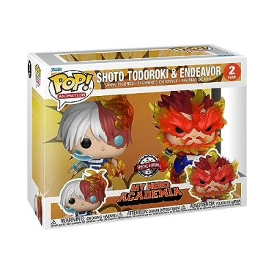 Image de My Hero Academia Endeavour et Todoroki Pop ! Paquet de 2 vinyles