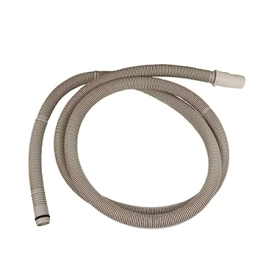 Image de Tuyau de vidange compatible avec lave vaisselles Bosch, Siemens... Alternative référence 00668114. Longueur : 2.30m. Diamètre 25mm