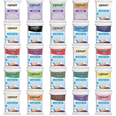 Image de CERNIT NUMBER ONE 25 X 56 G ASSORTIMENT DE COULEURS