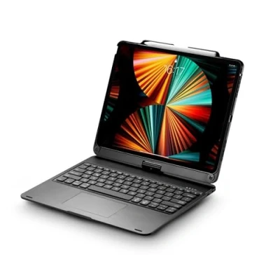Image de Housse Tablette Urban Factory LUMEE: ETUI DE PROTECTION RENFORCE AVEC CLAVIER BLUETOOTH POUR IPAD PRO 12.9&#039;&#039; (GEN 4 &amp; 5)