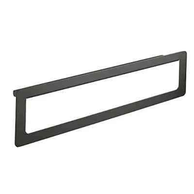 Image de WENKO Porte Serviettes avec Tablette Montella à Visser, Inoxydable, Aluminium, 61 x 16 8 cm, Anthracite