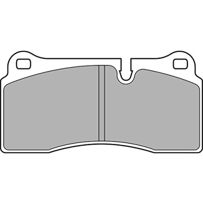 Image de DELPHI LP2448 Jeu de plaquettes frein contact signal d&#039;usure inclus avec tôle anti bruit accessoires AUDI: Q7, R8 Coupe, Spyder