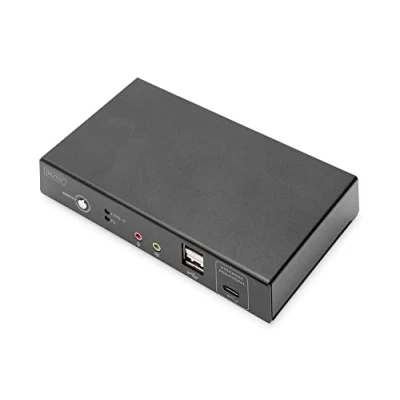 Image de DIGITUS KVM Switch 2 Port 4K30Hz,USB C/USB/HDMI in/Out