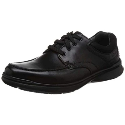Image de Clarks Homme Cotrell Edge Derbys, Noir (Blk SmoothLea), 39.5 EU