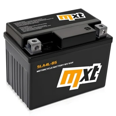 Image de Batterie 12V 5Ah SLA4L BS Maxtuned Scooter Batterie, sans entretien étanche pré chargée similaire à YTX5L YB4L B YTX4