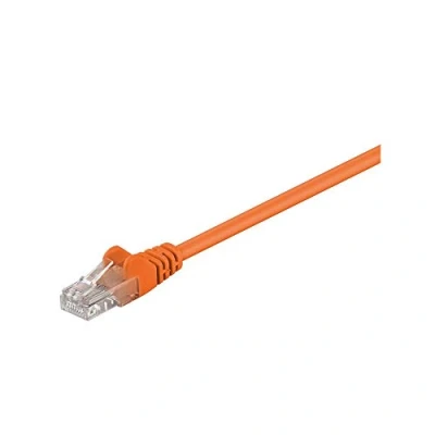 Image de Cordon de raccordement goobay RJ 45 (M) pour 7.5 m UTP CAT 5e orange