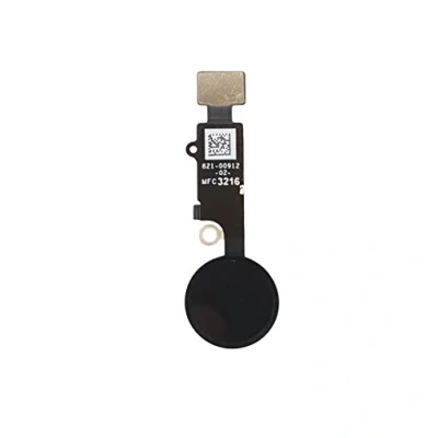 Image de Smartex® Bouton Home avec Câble Flex Compatible iPhone 7 Plus Noir Button de Rechange