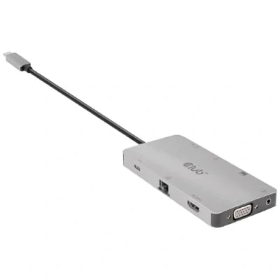 Image de CLUB3D CSV 1594 station d&#039;accueil USB 3.2 Gen 1 (3.1 1) Type C Noir, Gris Neuf