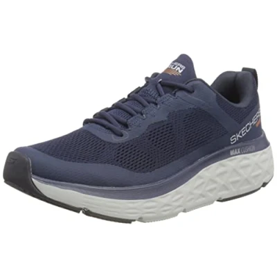 Image de Skechers Homme Max Cushioning Delta Chaussure de Course sur Route, Textile synthétique Bleu Marine, 44 EU