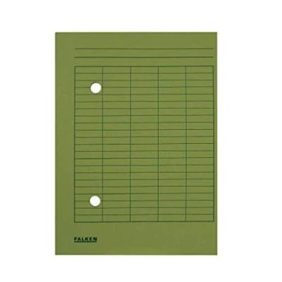 Image de Falken Réf. 80004195001F Carton de 100 dossiers circulation carte recyclée A4 Vert