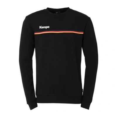 Image de Kempa Sweatshirt Team GER, Maillot de survêtement Unisexe, Noir,