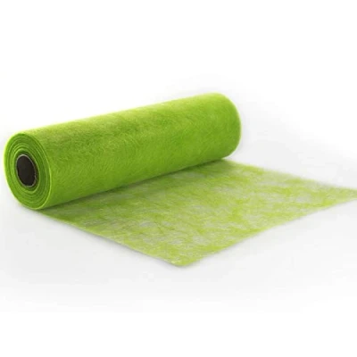 Image de Protinam Chemin de Table, Non tissé, Vert Kiwi (6280), 30 cm x 20m