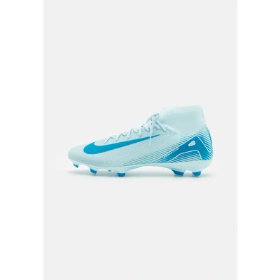 Image de Nike Performance ZOOM Mercurial Superfly 10 Academy FG/MG Chaussures de foot à crampons, Taille: 44.5, Glacier blue/blue orbit