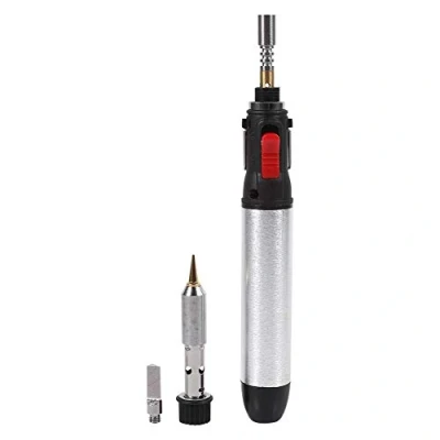 Image de Fdit Kit de Fer à souder sans Fil allumage Automatique 4 en 1 soudage Polyvalent Torche au Butane précision