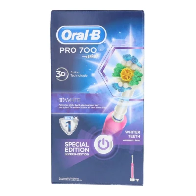 Image de Oral B PRO 1 700 Brosse À Dents Électrique Rechargeable, Bleu, Brossette