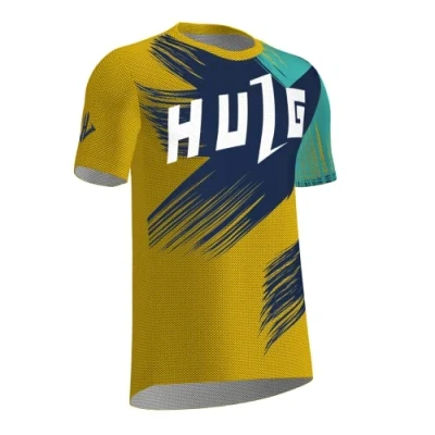 Image de Maillot De VTT pour Homme Manches Courtes Respirant Séchage Rapide,Cyclisme Vélo Route/Multisport/Fitness (style 27,XXL)